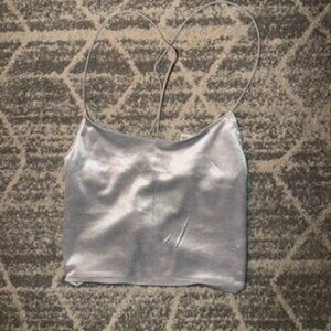 Garage Lace Up Back Crop Top